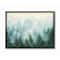Stupell Industries Abstract Pine Forest Landscape with Mist Framed Wall Art